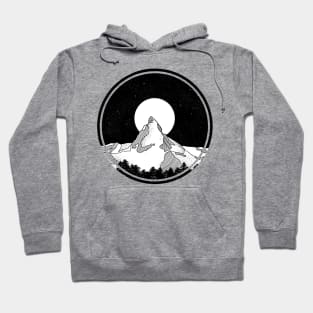 The Matterhorn black and white Hoodie